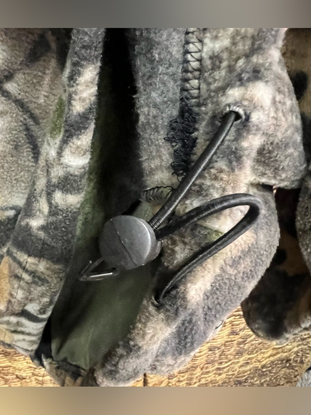 Big Bill Full-Zip Camo Fleece Jacket - Green/Tan/Gray - Picture 7 of 7